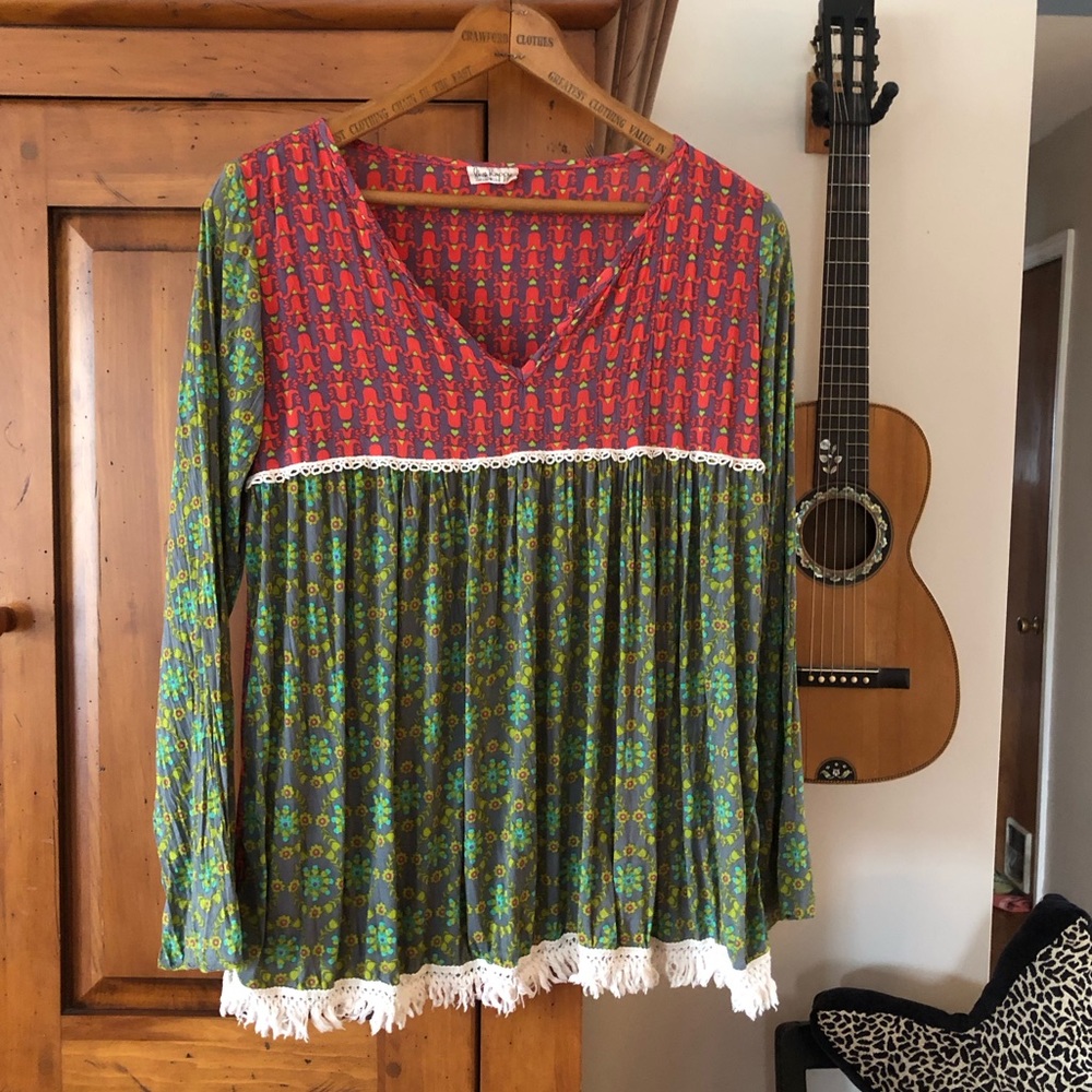 Natural Life Peasant top